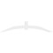Ekena Millwork Archdale Architectural Grade PVC Gable Bracket, 108"W x 22 1/2"H x 6"D x 6"F, 5/12 Pitch GBP108X23X0606ARC00 - alternate 4